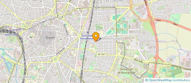 localisation de l'entreprise MONSIEUR JEAN MAIRET à DIJON