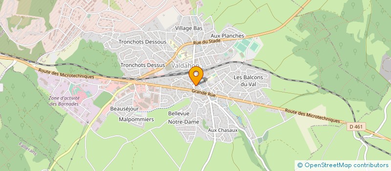 localisation de l'entreprise MONSIEUR JEAN MAIREY  VALDAHON