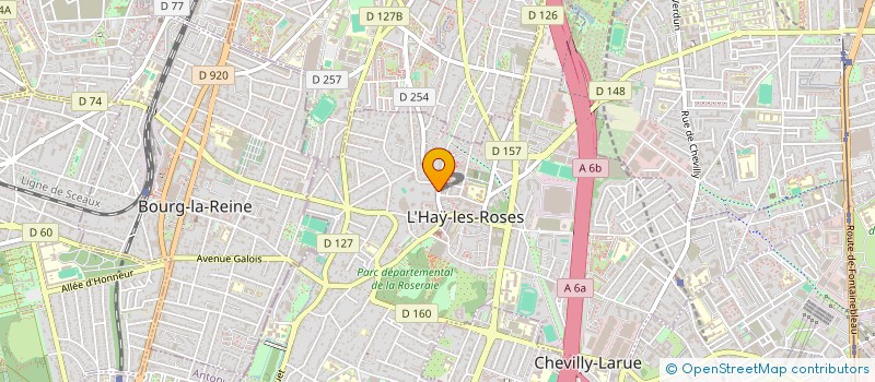 localisation de l'entreprise MONSIEUR JEAN MAIROT  L'HAY-LES-ROSES
