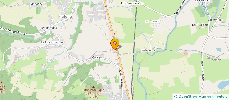 localisation de l'entreprise MONSIEUR JEAN MAISSE  PRALONG