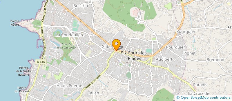 localisation de l'entreprise MONSIEUR JEAN MAITRE à SIX-FOURS-LES-PLAGES