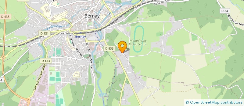 localisation de l'entreprise MONSIEUR JEAN MAIZERET  TREIS-SANTS-EN-OUCHE