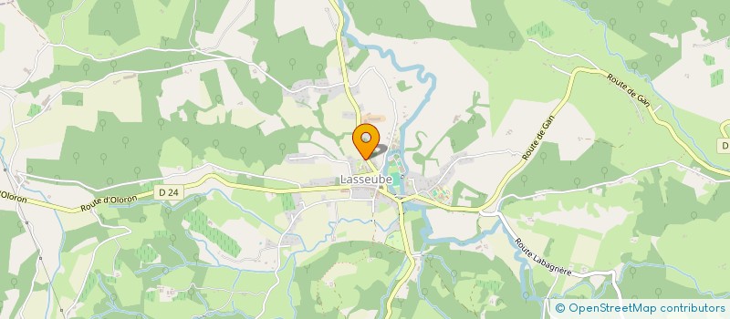 localisation de l'entreprise MONSIEUR JEAN MAJESTE  LASSEUBE