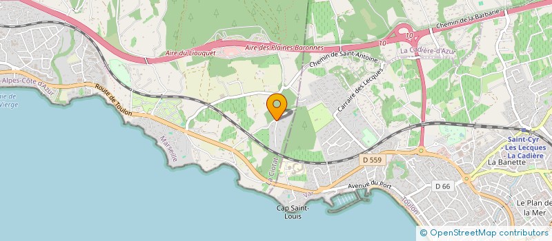 localisation de l'entreprise MONSIEUR JEAN MAKARIAN à LA CIOTAT