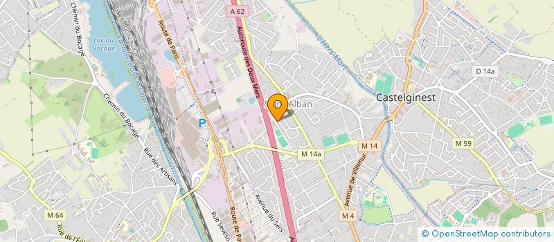 localisation de l'entreprise MONSIEUR JEAN MALARD  SAINT-ALBAN