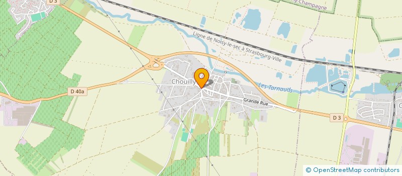 localisation de l'entreprise MONSIEUR JEAN MALASSAGNE  CHOUILLY