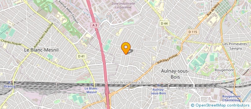 localisation de l'entreprise MONSIEUR JEAN MALAURE à AULNAY-SOUS-BOIS
