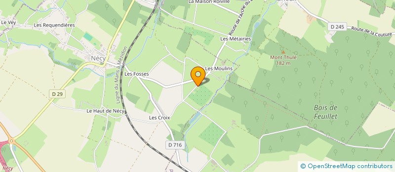 localisation de l'entreprise MONSIEUR JEAN MALECANGE à SAINT-LAMBERT-SUR-DIVE