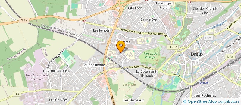 localisation de l'entreprise MONSIEUR JEAN MALES MACHADO DOS SANTOS à DREUX