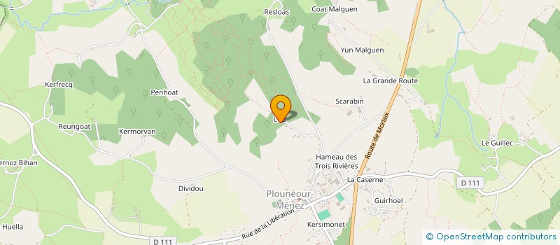 localisation de l'entreprise MONSIEUR JEAN MALGORN à PLOUNEOUR-MENEZ