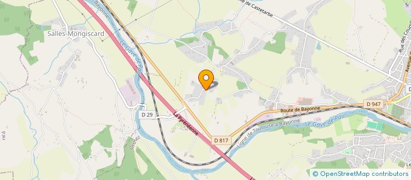 localisation de l'entreprise MONSIEUR JEAN MALLA  ORTHEZ