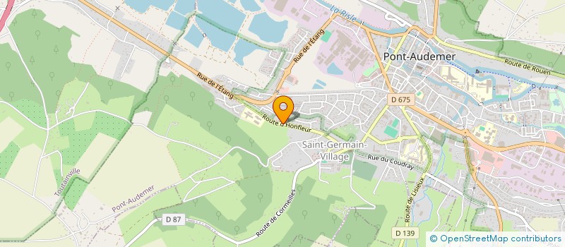 localisation de l'entreprise MONSIEUR JEAN MALLETH  PONT-AUDEMER