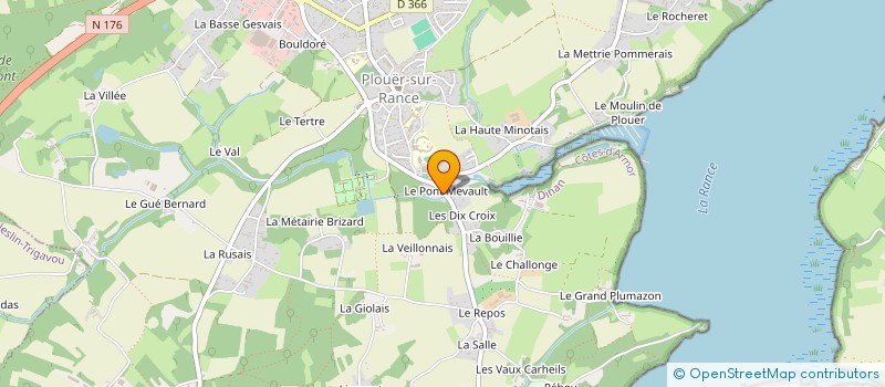 localisation de l'entreprise MONSIEUR JEAN-MALO HAMON  PLOUER-SUR-RANCE