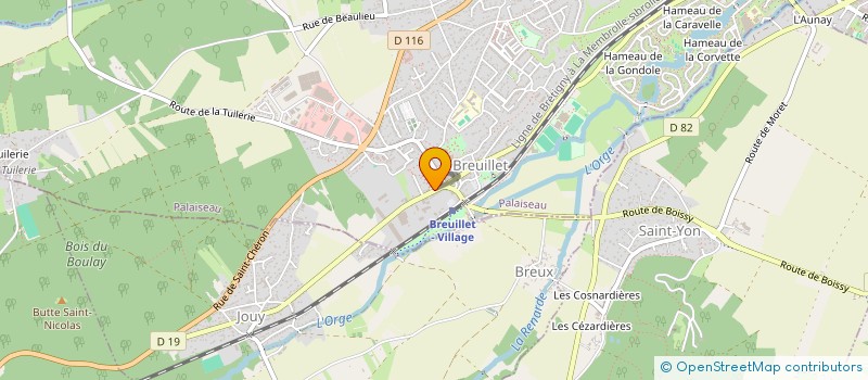 localisation de l'entreprise MONSIEUR JEAN MALONGA  BREUILLET