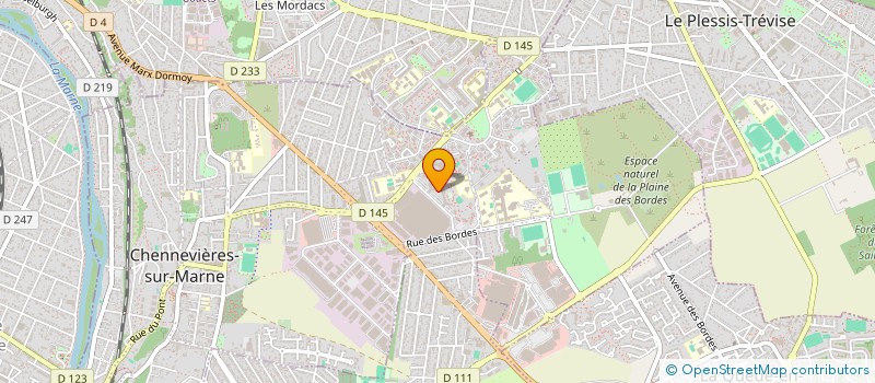 localisation de l'entreprise MONSIEUR JEAN MALONGA KINDUDI  CHENNEVIERES-SUR-MARNE