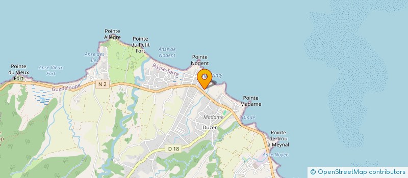 localisation de l'entreprise MONSIEUR JEAN MALZIR  SAINTE-ROSE