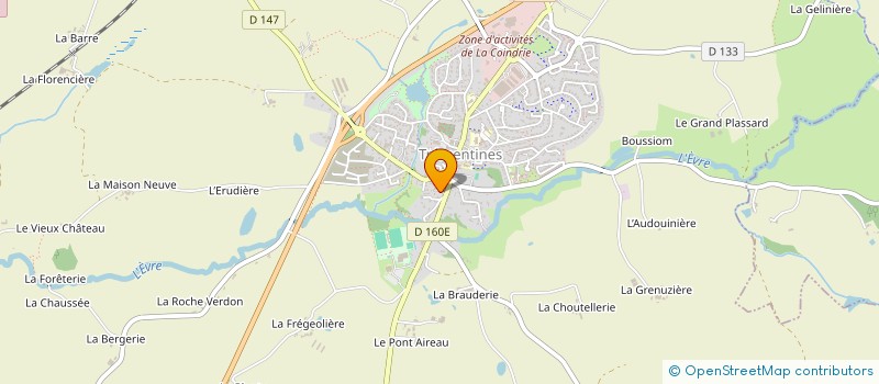 localisation de l'entreprise MONSIEUR JEAN MANCEAU  VEZINS