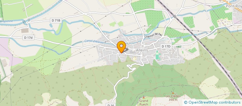 localisation de l'entreprise MONSIEUR JEAN MANDINE  ALLEINS