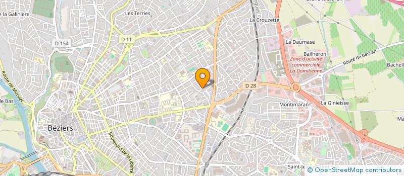localisation de l'entreprise MONSIEUR JEAN MANEGLIA à BEZIERS