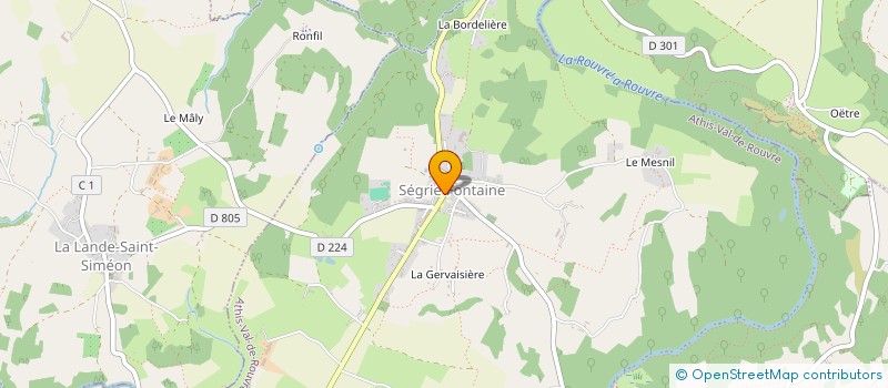 localisation de l'entreprise MONSIEUR JEAN MANESSE à ATHIS-VAL DE ROUVRE