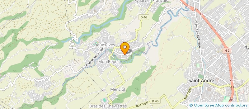 localisation de l'entreprise MONSIEUR JEAN MANGATA  SAINTE-SUZANNE