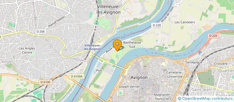 localisation de l'entreprise MONSIEUR JEAN MANGUIN  AVIGNON