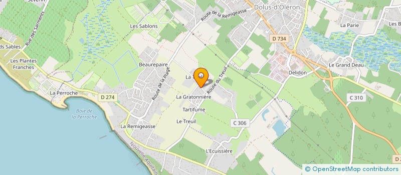 localisation de l'entreprise MONSIEUR JEAN MANGUIS à DOLUS D'OLERON