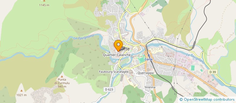localisation de l'entreprise MONSIEUR JEAN MANNONI à CORTE
