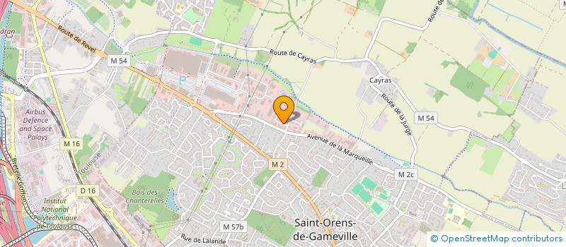localisation de l'entreprise MONSIEUR JEAN MANSAS à SAINT-ORENS-DE-GAMEVILLE