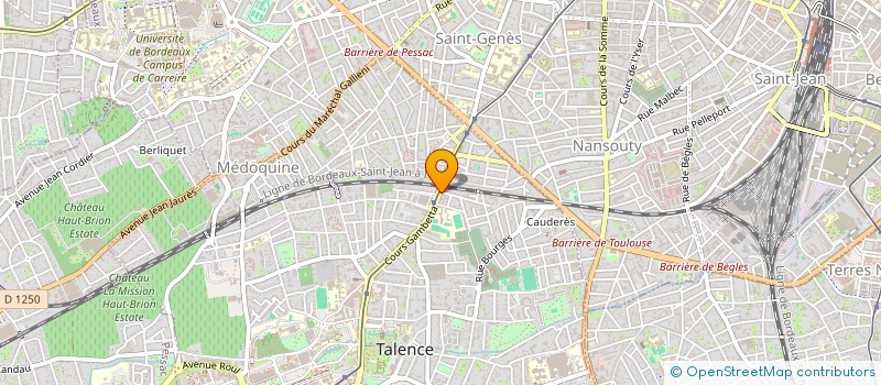 localisation de l'entreprise MONSIEUR JEAN MANTA  TALENCE