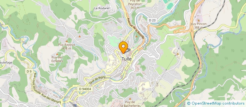 localisation de l'entreprise MONSIEUR JEAN MANTE  TULLE