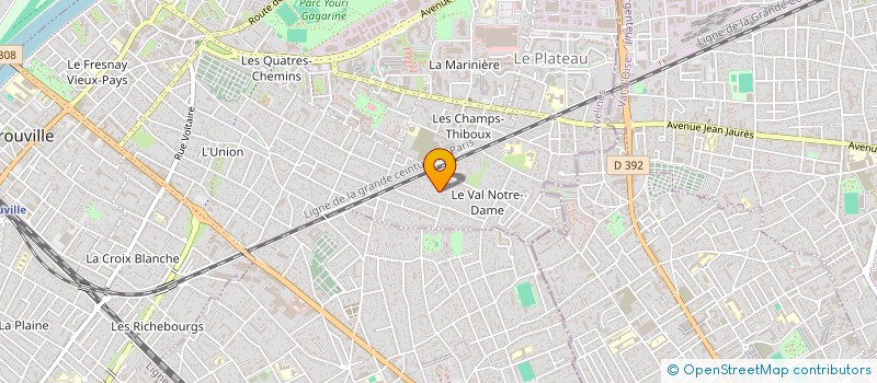 localisation de l'entreprise MONSIEUR JEAN MANUEL DE FARIA à SARTROUVILLE