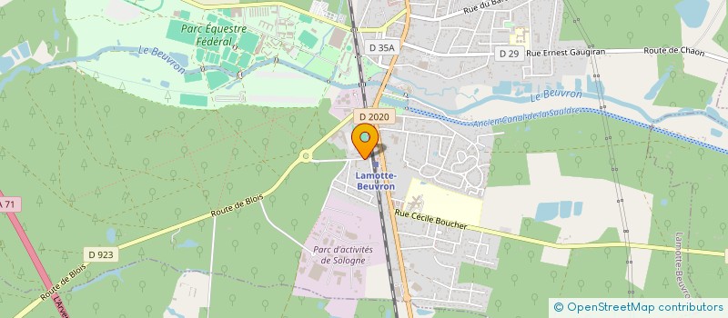 localisation de l'entreprise MONSIEUR JEAN MANUEL DE JESUS PIMENTA  LAMOTTE-BEUVRON