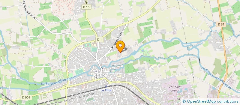 localisation de l'entreprise MONSIEUR JEAN MANUEL MUNOZ  LE THOR