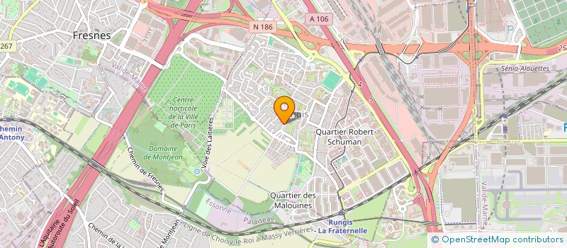 localisation de l'entreprise MONSIEUR JEAN-MANUEL PECRON  RUNGIS