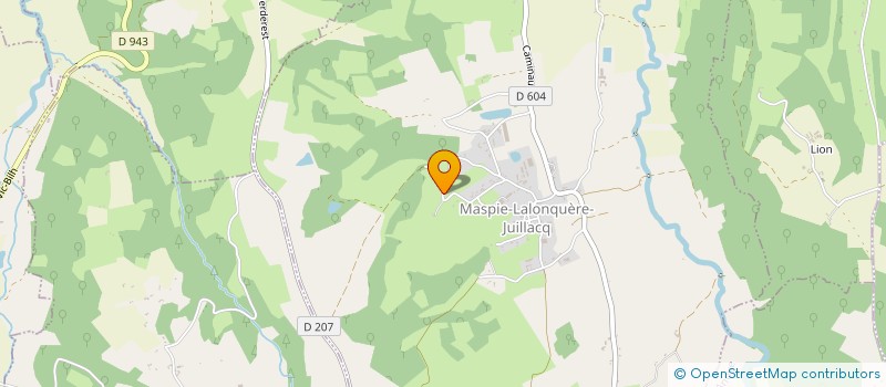 localisation de l'entreprise MONSIEUR JEAN-MANUEL RUEDA  MASPIE-LALONQUERE-JUILLACQ
