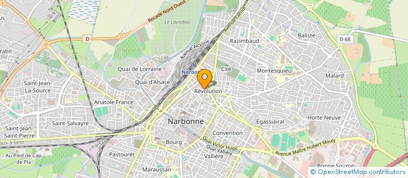 localisation de l'entreprise MONSIEUR JEAN MANZANARES  NARBONNE