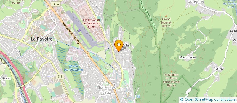 localisation de l'entreprise MONSIEUR JEAN MANZATO  CHALLES-LES-EAUX