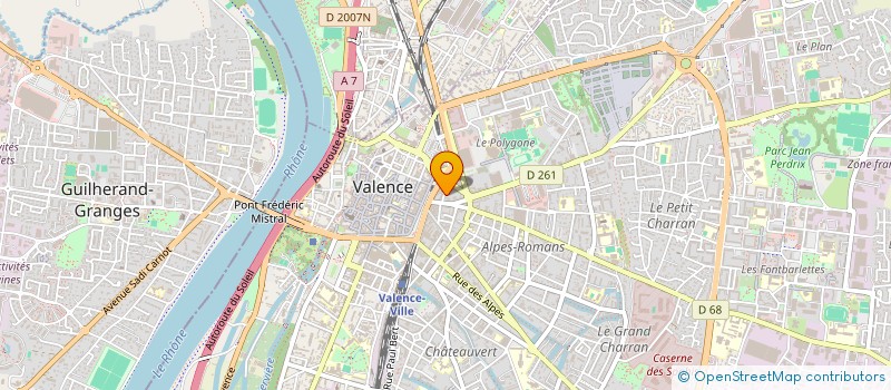 localisation de l'entreprise MONSIEUR JEAN MARAN à VALENCE