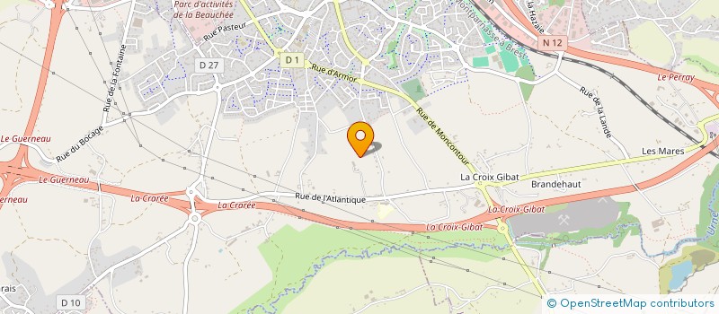 localisation de l'entreprise MONSIEUR JEAN MARC  TREGUEUX