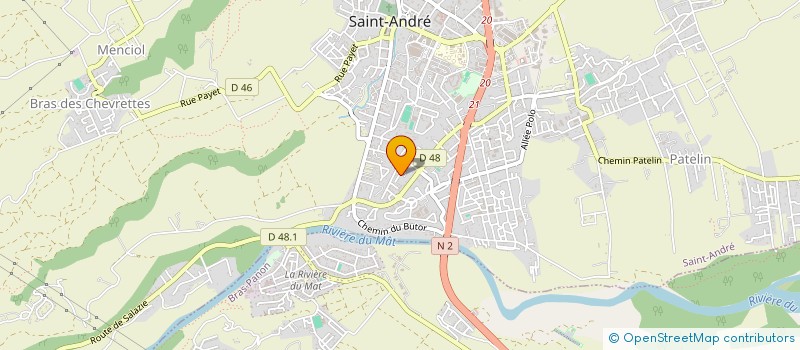 localisation de l'entreprise MONSIEUR JEAN-MARC AGON à SAINT-ANDRE