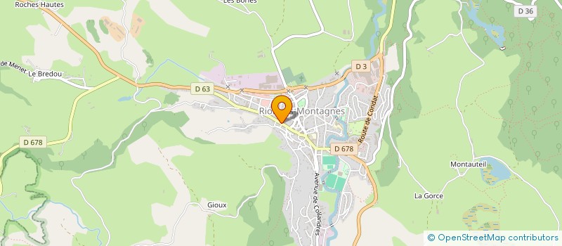 localisation de l'entreprise MONSIEUR JEAN-MARC ALLEX à RIOM-ES-MONTAGNES