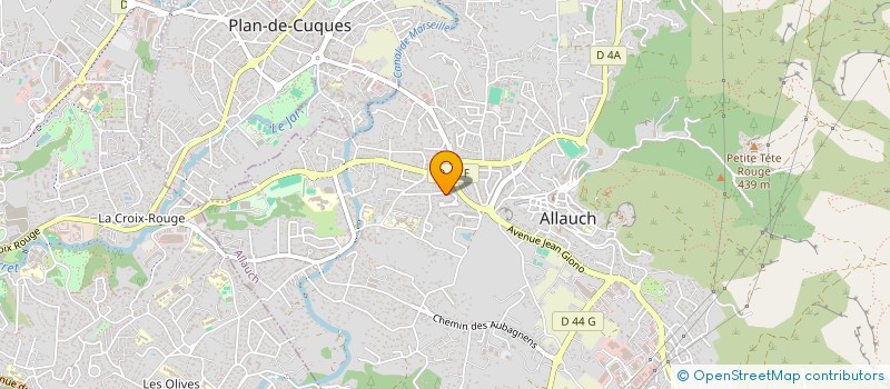 localisation de l'entreprise MONSIEUR JEAN-MARC ALLOUCH  ALLAUCH