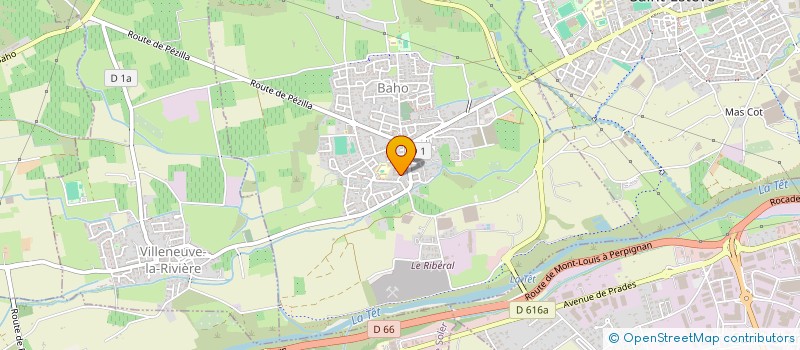 localisation de l'entreprise MONSIEUR JEAN MARC ALONSO  BAHO