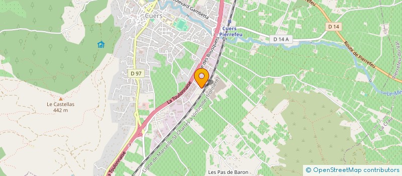 localisation de l'entreprise MONSIEUR JEAN-MARC ALONZO  CUERS