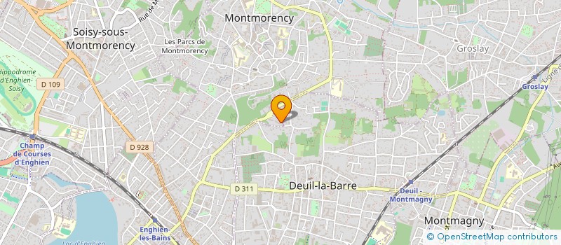 localisation de l'entreprise MONSIEUR JEAN-MARC ANCIAUX  MONTMORENCY