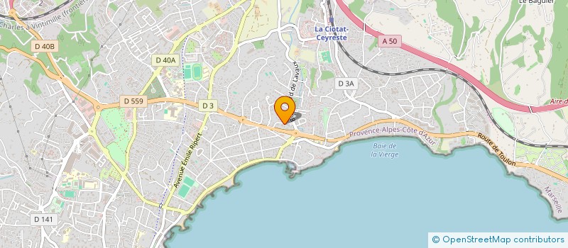 localisation de l'entreprise MONSIEUR JEAN-MARC ANSEL à LA CIOTAT