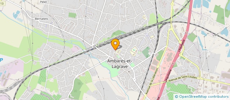 localisation de l'entreprise MONSIEUR JEAN-MARC ANTOLINOS  AMBARES-ET-LAGRAVE