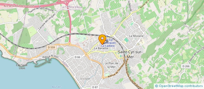 localisation de l'entreprise MONSIEUR JEAN MARC ARNOULD à SAINT-CYR-SUR-MER