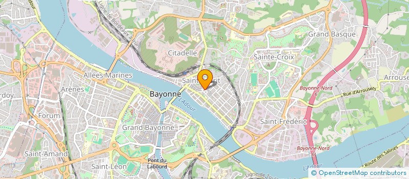 localisation de l'entreprise MONSIEUR JEAN MARC ATHANE à BAYONNE